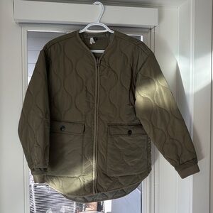 love, finn quilted jacket. Purchased at Plenty. Size small